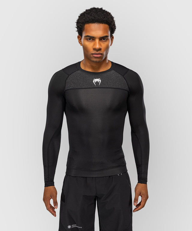 Venum Rashguard G-Fit Scale Lange Ärmel - Schwarz