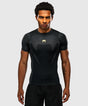 Venum Rashguard Attack Kurzarm - Schwarz/Gold
