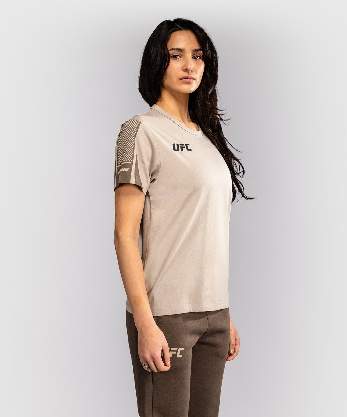 Venum UFC T-Shirt Unity Damen Kurzarm - Sand