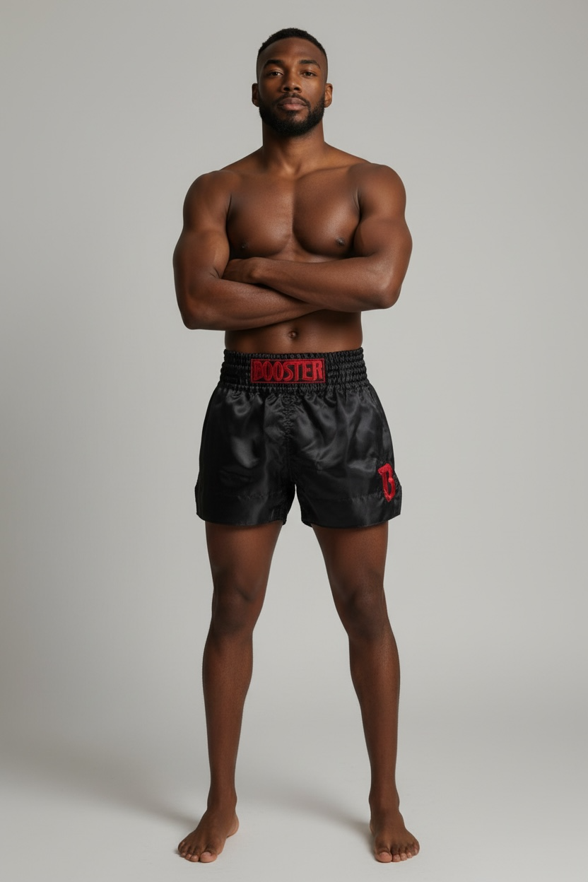 Booster Muay Thai Shorts TBT Core - Schwarz