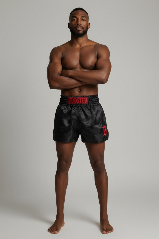 Booster Muay Thai Shorts TBT Core - Schwarz