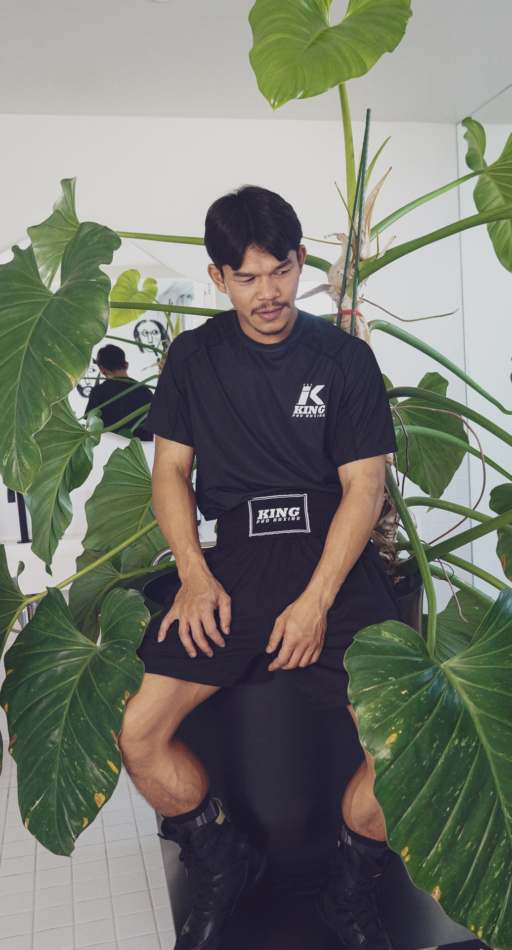 King Pro Boxing T-Shirt Apex Pro 1 - Schwarz