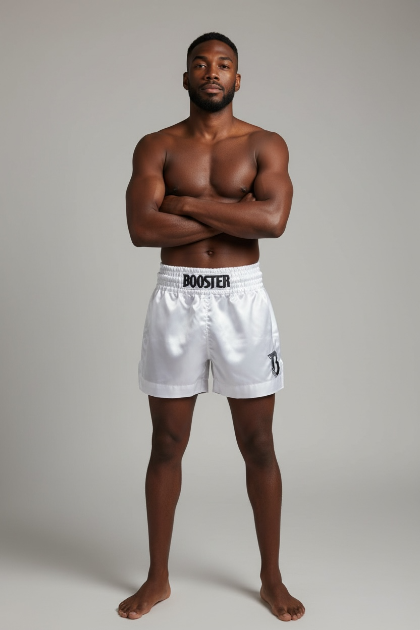 Booster Muay Thai Shorts TBT Core - Weiß
