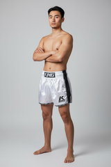 King Pro Boxing Muay Thai Shorts Bangkok - Weiß