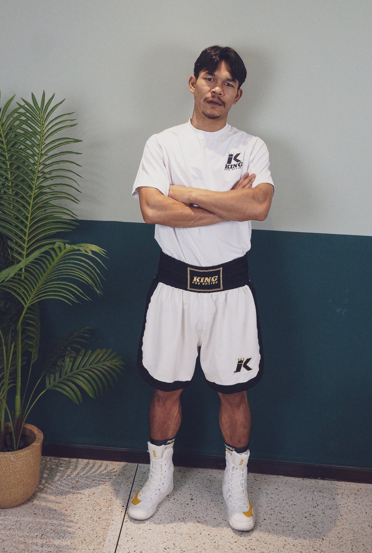 King Pro Boxing Boxschuhe Apex Pro - Weiß