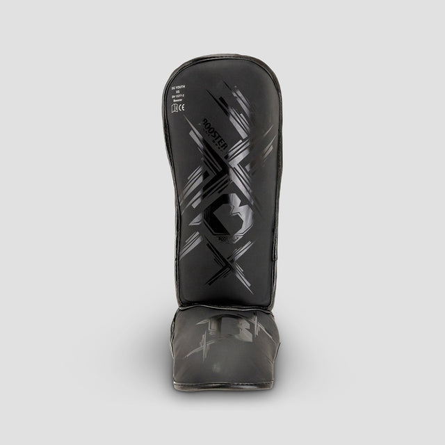 Booster Schienbeinschoner Alpha Kinder - Schwarz