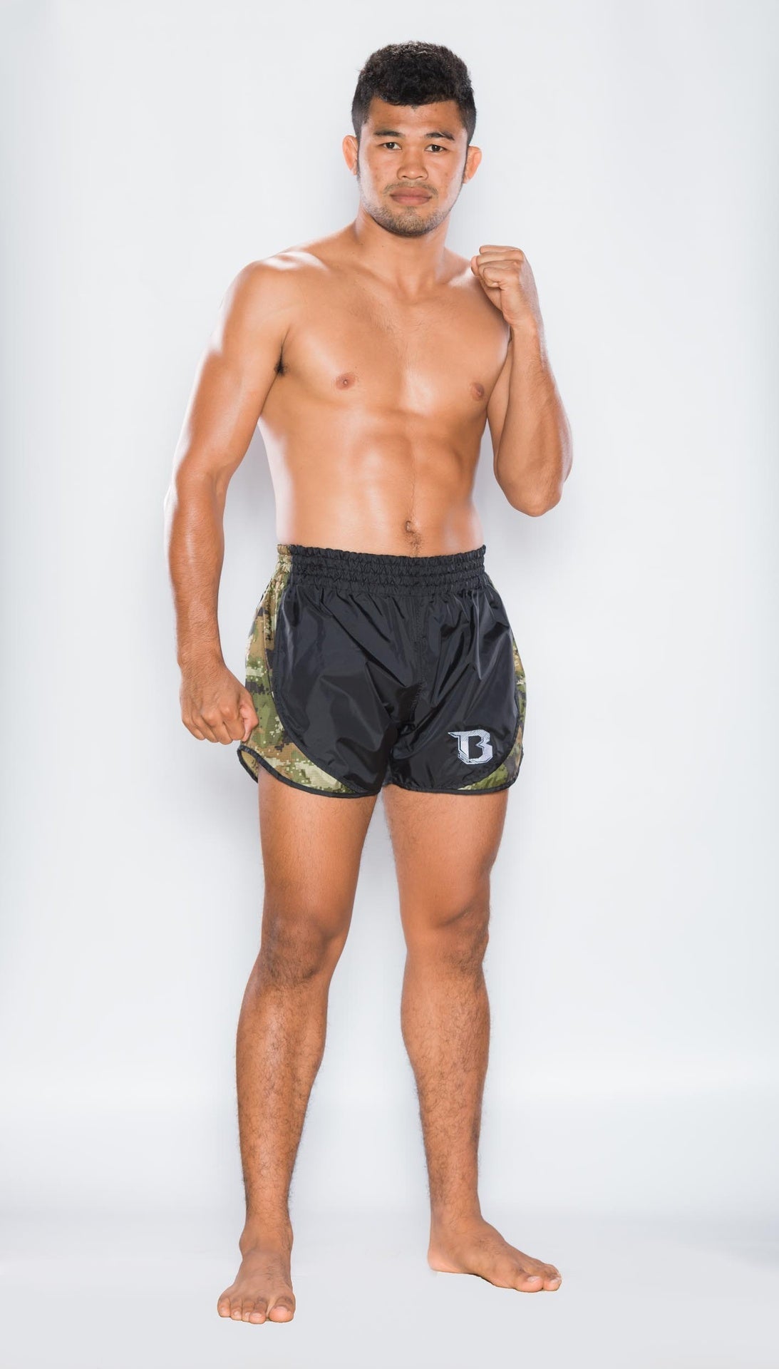 Booster Muay Thai Shorts Retro Hybrid - Grün