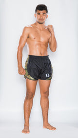 Booster Muay Thai Shorts Retro Hybrid - Grün