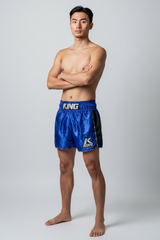 King Pro Boxing Muay Thai Shorts Bangkok - Blau