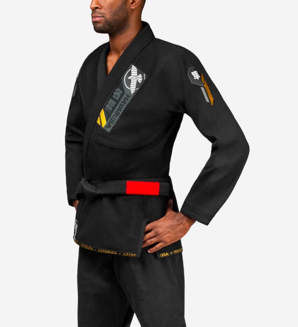 Hayabusa BJJ Gi Ascend Lightweight - Zwart - The Fight Company Deutschland