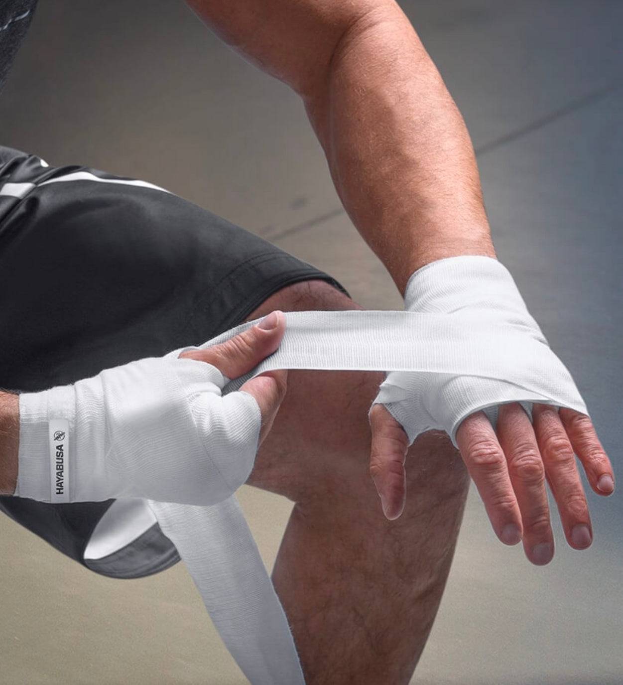 Hayabusa Professionele Bandages Gaas - Wit - The Fight Company Deutschland