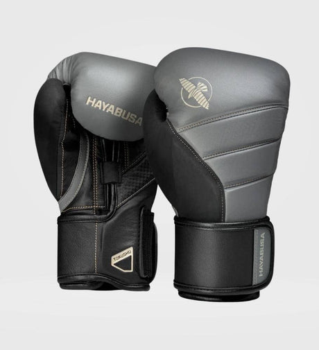 Hayabusa (Kick)Bokshandschoenen T3 - Grijs/Zwart - The Fight Company Deutschland