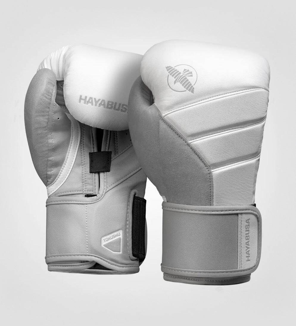 Hayabusa (Kick)Bokshandschoenen T3 - Wit/Grijs - The Fight Company Deutschland