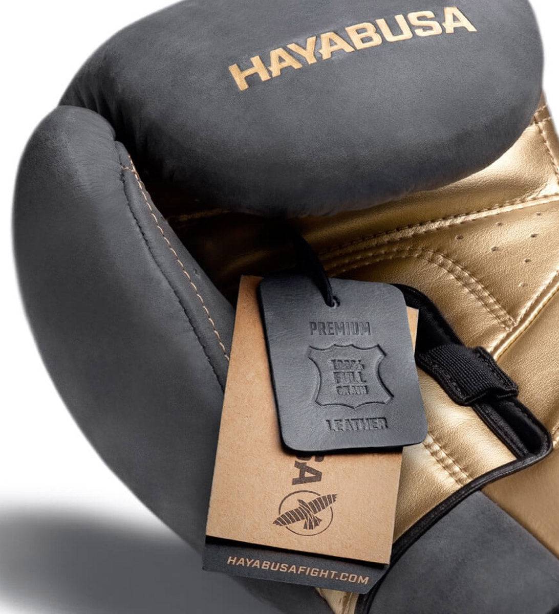 Hayabusa Boxhandschuhe T3 LX - Schwarz/Gold - The Fight Company Deutschland