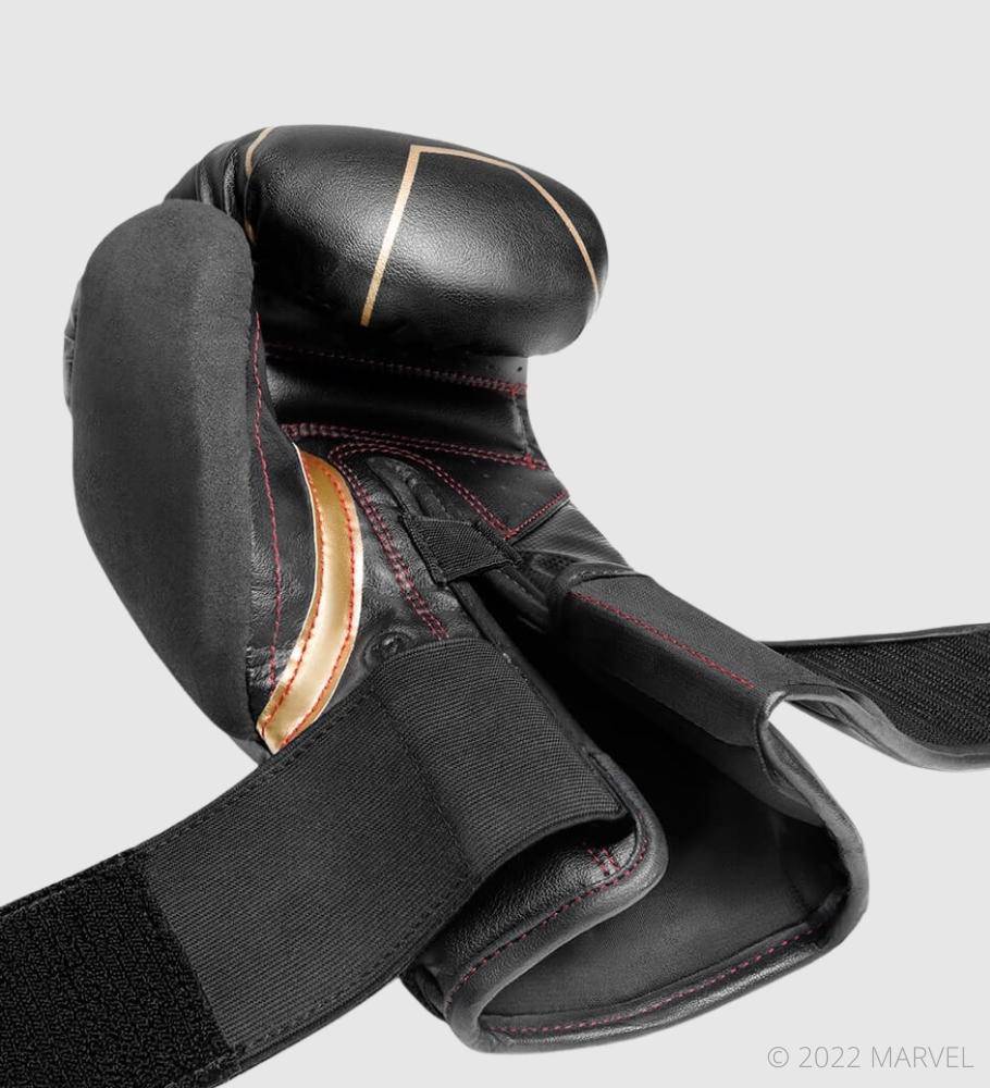 Hayabusa (Kick)Bokshandschoenen Black Widow - Zwart/Goud - The Fight Company Deutschland