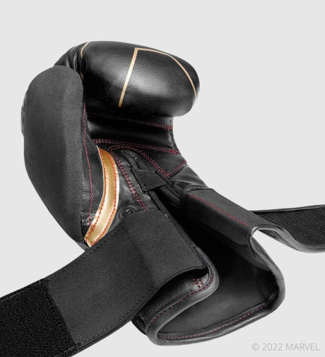 Hayabusa (Kick)Bokshandschoenen Black Widow - Zwart/Goud - The Fight Company Deutschland
