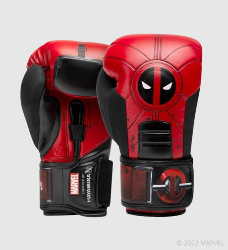 Hayabusa (Kick)Bokshandschoenen Deadpool - Rood/Zwart - The Fight Company Deutschland