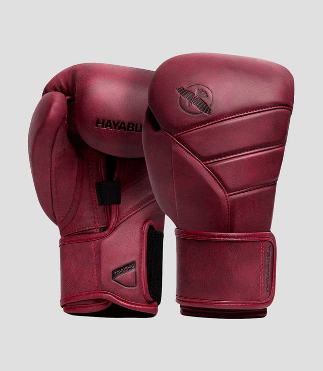 Hayabusa (Kick)Bokshandschoenen T3 LX - Bordeaux Rood - The Fight Company Deutschland