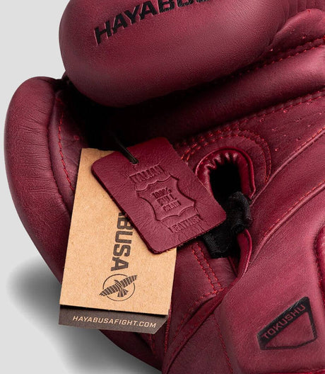 Hayabusa (Kick)Bokshandschoenen T3 LX - Bordeaux Rood - The Fight Company Deutschland