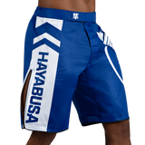 Hayabusa MMA Shorts Icon Lang - Blauw/Wit
