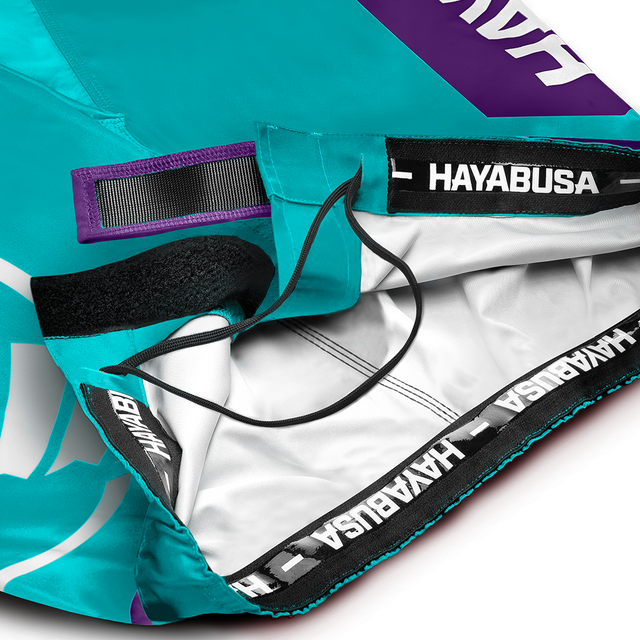 Hayabusa MMA-Shorts Icon Lang - Meergrün
