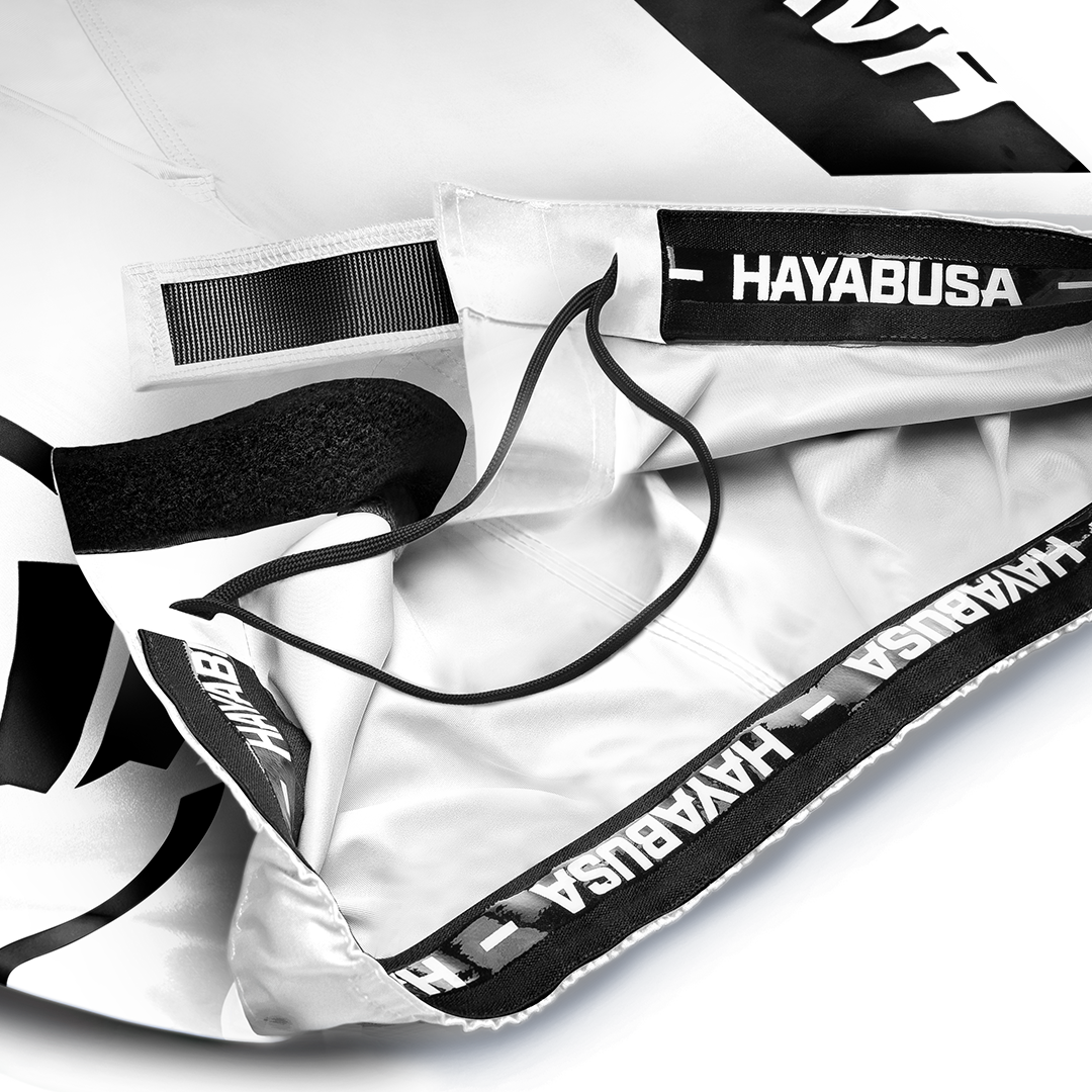 Hayabusa MMA Shorts Icon Lang - Wit/Zwart