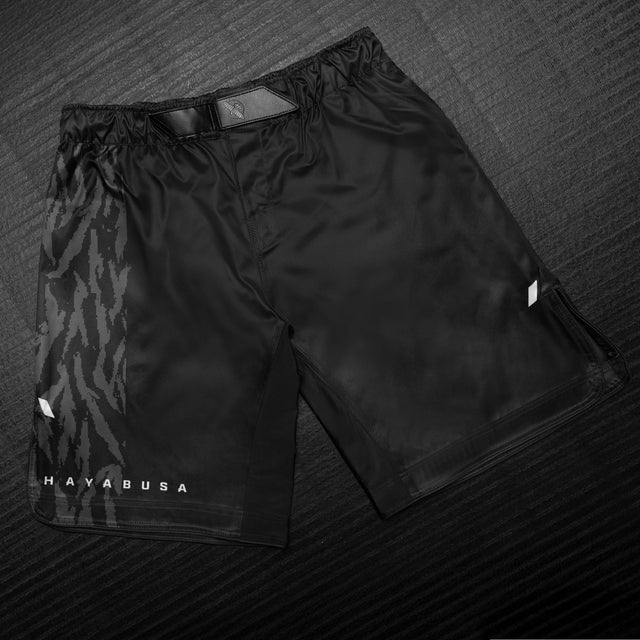 Hayabusa MMA-Shorts Apex Lang - Carbon-Schwarz