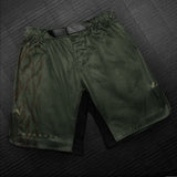 Hayabusa MMA Shorts Apex Lang - Tactisch Groen