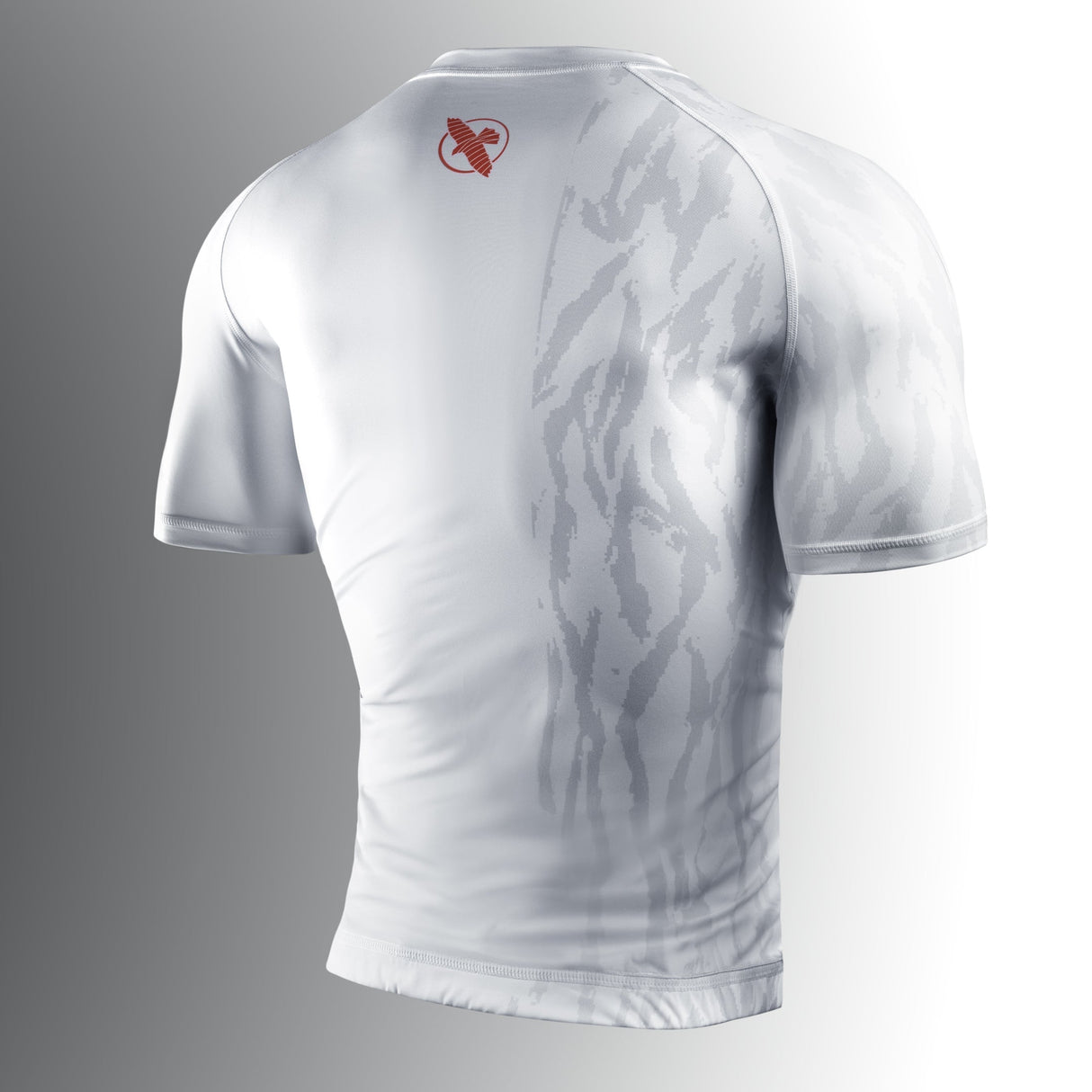 Hayabusa Rashguard Apex Korte Mouwen - Off-White