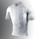 Hayabusa Rashguard Apex Korte Mouwen - Off-White
