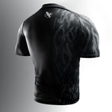 Hayabusa Rashguard Apex Korte Mouwen - Carbon Zwart