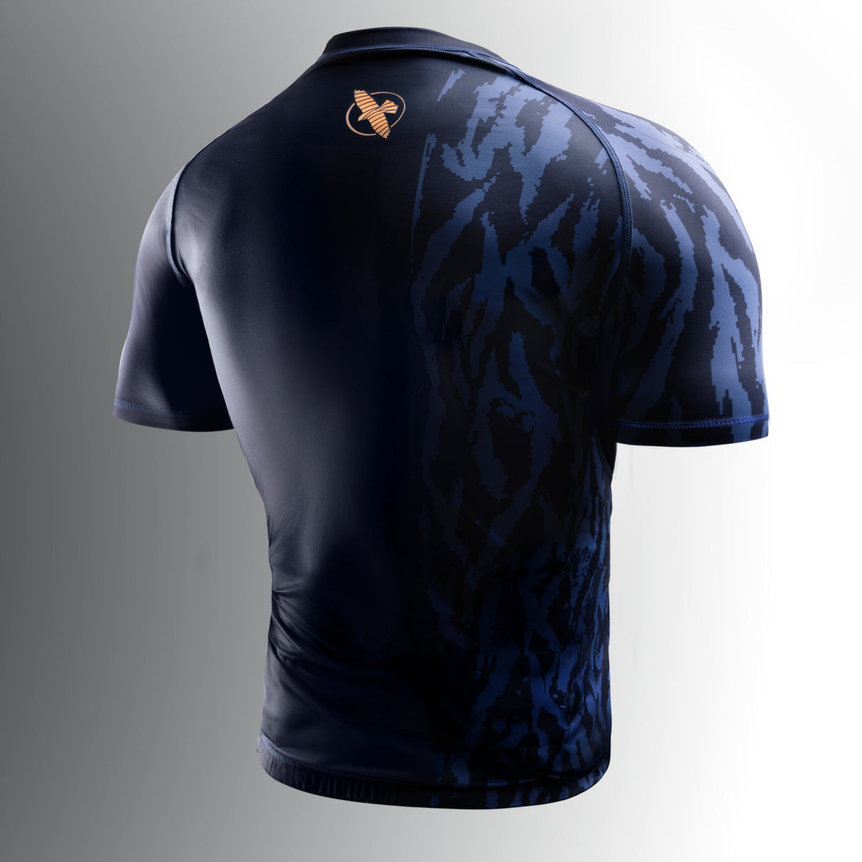 Hayabusa Rashguard Apex Korte Mouwen - Donkerblauw