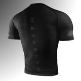 Hayabusa Rashguard Core Korte Mouwen - Zwart