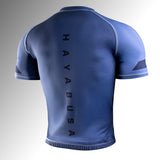 Hayabusa Rashguard Core Korte Mouwen - Blauw