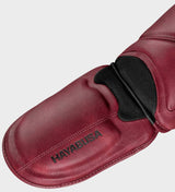 Hayabusa Kickboks Scheenbeschermers T3 LX - Bordeaux Rood - The Fight Company Deutschland