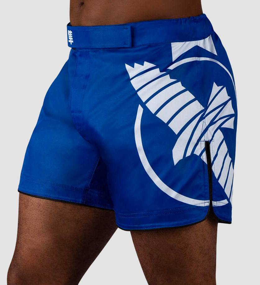 Hayabusa MMA Broekje Icon - Blauw/Wit - The Fight Company Deutschland