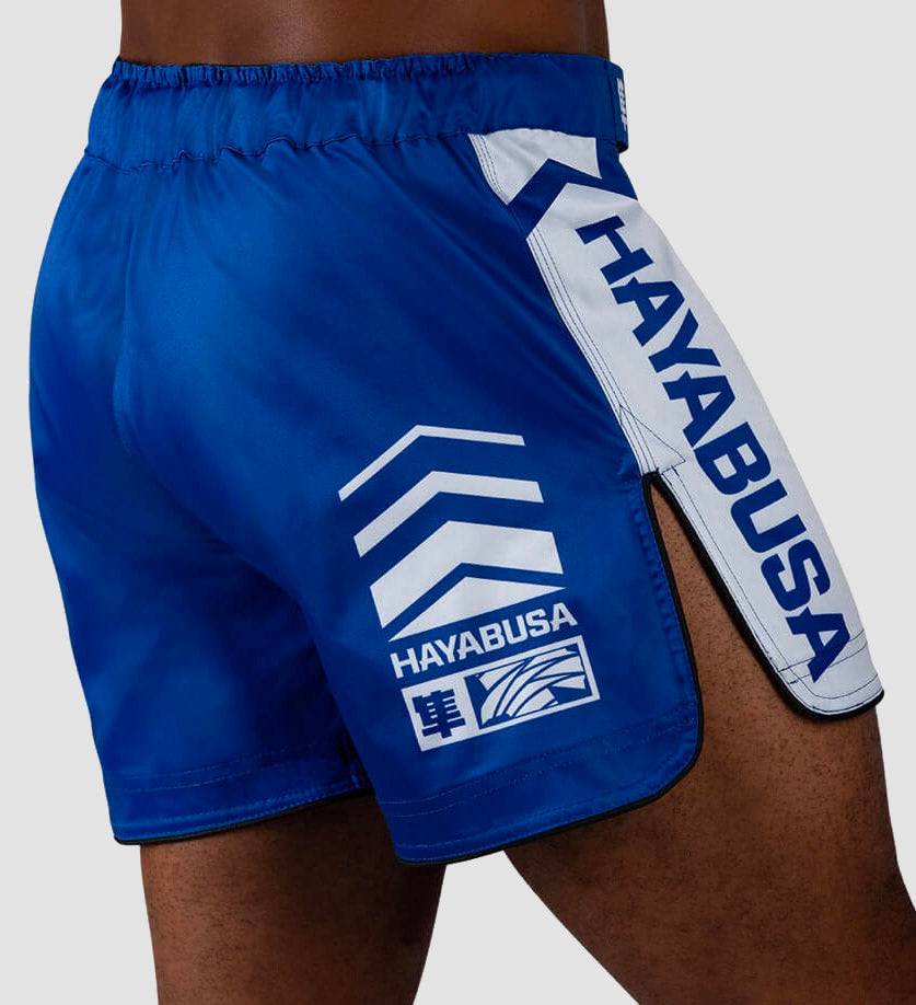 Hayabusa MMA Broekje Icon - Blauw/Wit - The Fight Company Deutschland