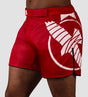 Hayabusa MMA Broekje Icon - Rood/Wit - The Fight Company Deutschland