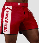 Hayabusa MMA Broekje Icon - Rood/Wit - The Fight Company Deutschland