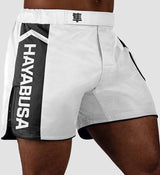 Hayabusa MMA Broekje Icon - Wit/Zwart - The Fight Company Deutschland