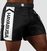 Hayabusa MMA Broekje Icon - Zwart/Wit - The Fight Company Deutschland