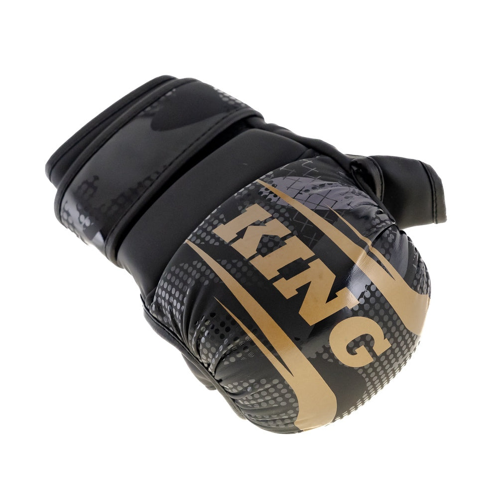 King Pro Boxing MMA-Sparringshandschuhe Sparring Shogun – Schwarz/Gold