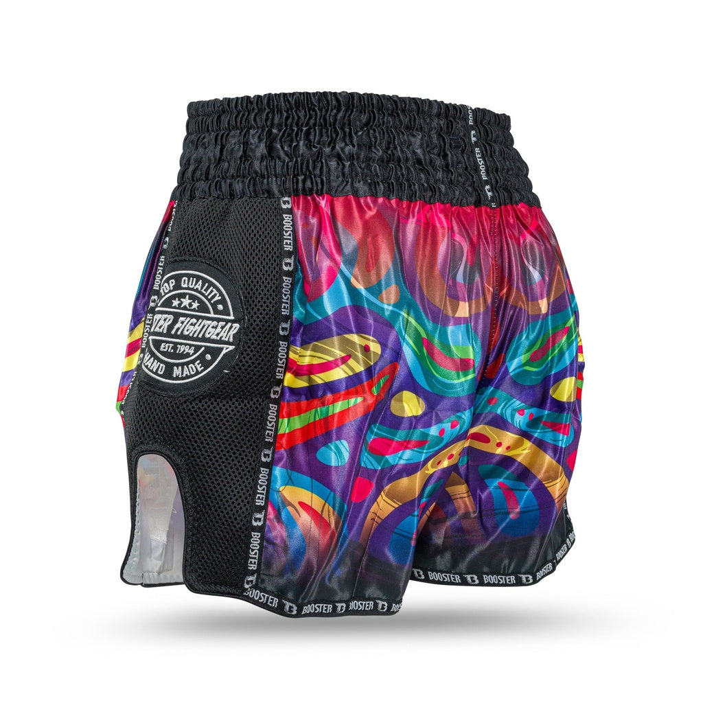 Booster Muay Thai Shorts Shorts Flow - Schwarz/Rot