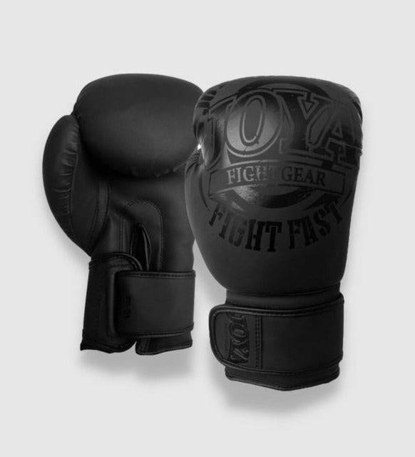 Joya Boxhandschuhe Fight Fast Metal Pro - Schwarz/Schwarz - The Fight Company Deutschland