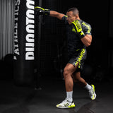 Phantom Athletics MMA Shorts EVO Neon - Schwarz Camo/Neon