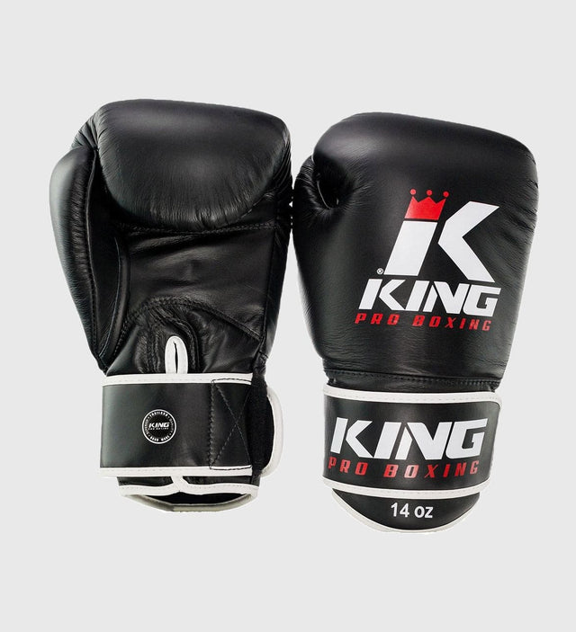 King Boxhandschuhe BG3 - Schwarz/Rot/Weiss - The Fight Company Deutschland