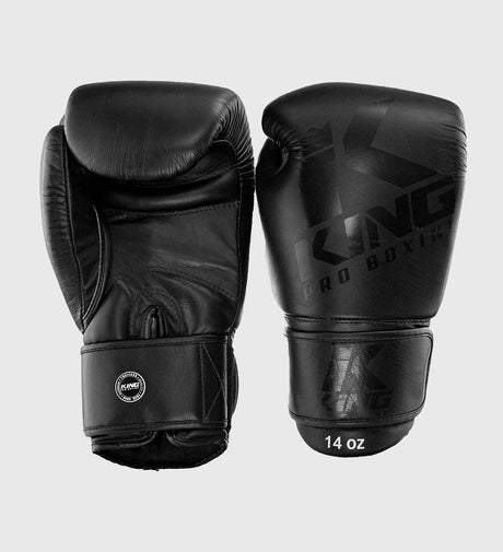 King Boxhandschuhe BG8 - Schwarz/Schwarz - The Fight Company Deutschland