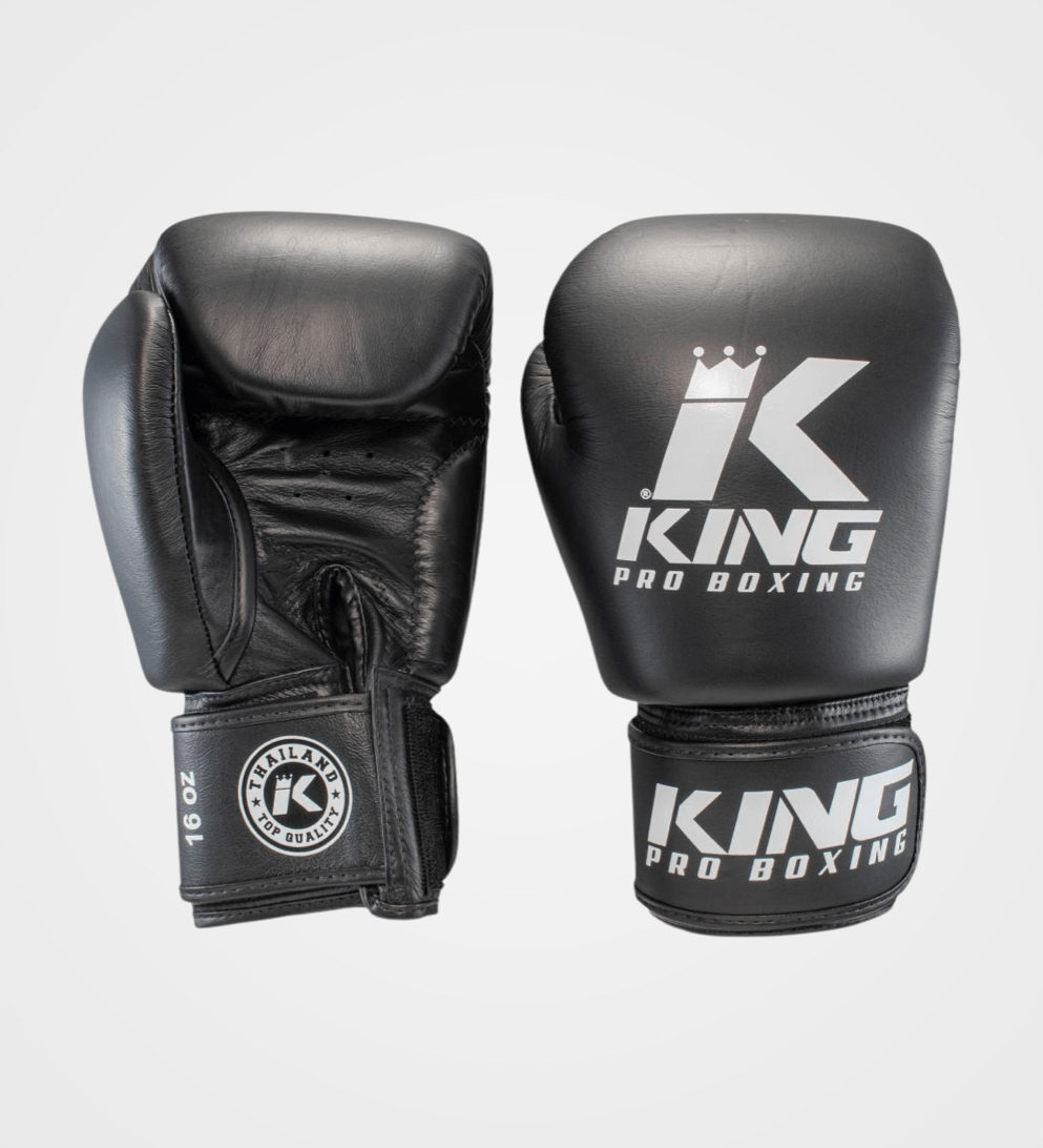 King Boxhandschuhe BGVL3 - Schwarz/Weiss - The Fight Company Deutschland