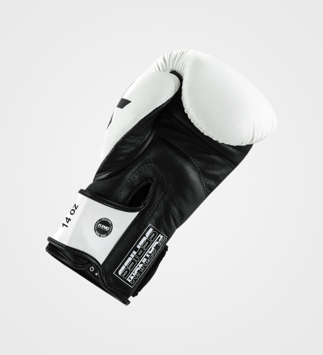 King Boxhandschuhe Platinum 5 - Weiss/Schwarz - The Fight Company Deutschland