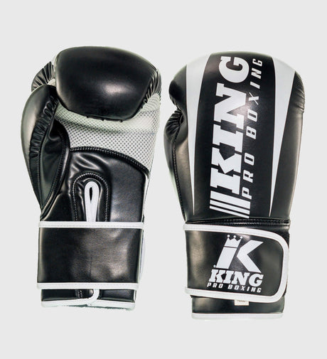 King Boxhandschuhe Revo - Schwarz/Weiss - The Fight Company Deutschland